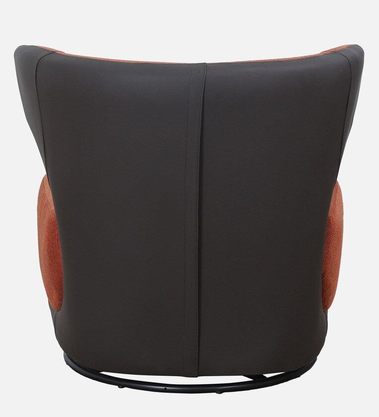 Velvet 1 Seater Sofa In Rust Colour - Ouch Cart