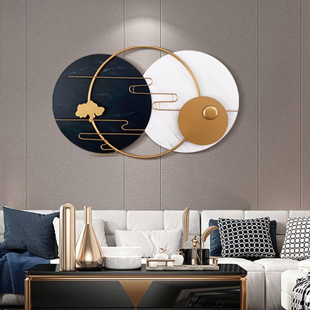 DOUBLE MARBLE SHADE WALL ART - Ouch Cart