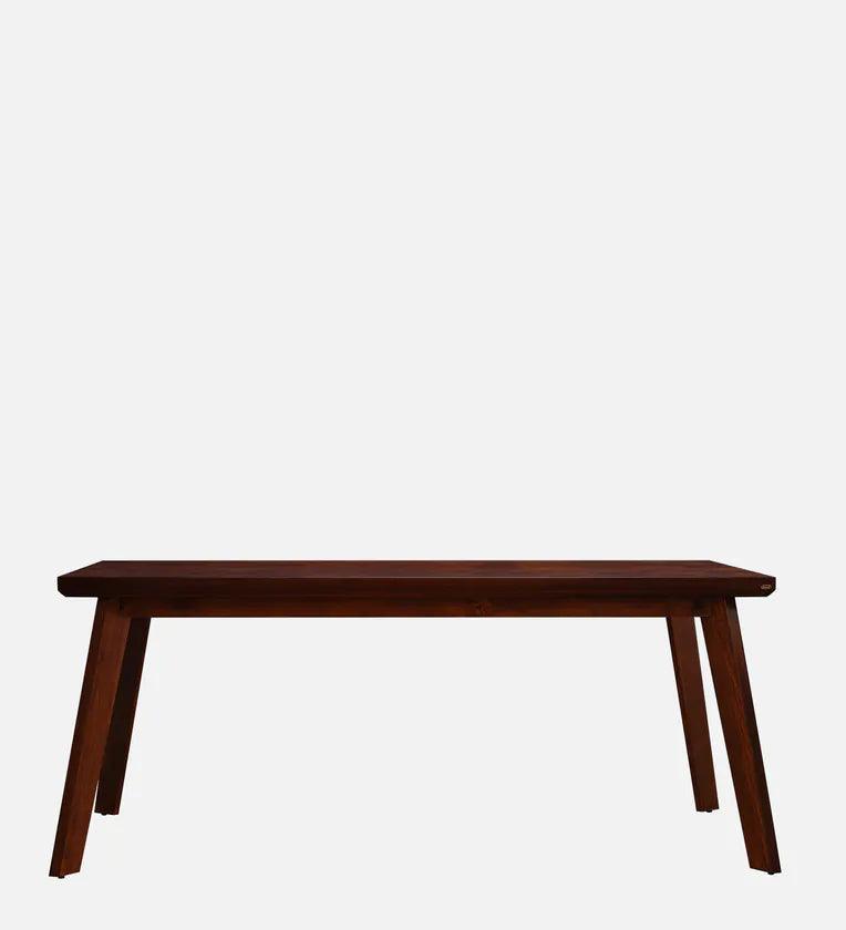 Solid Wood 4 Seater Dining Set in Brown & Blue Finish - Ouch Cart