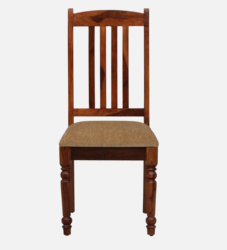 Solid Wood 6 Seater Dining Set in Scratch Resistant Honey Oak Finish - Ouch Cart