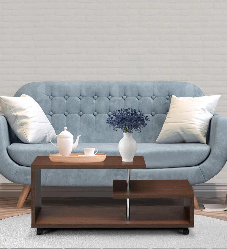 Coffee Table in Walnut Finish - Ouch Cart