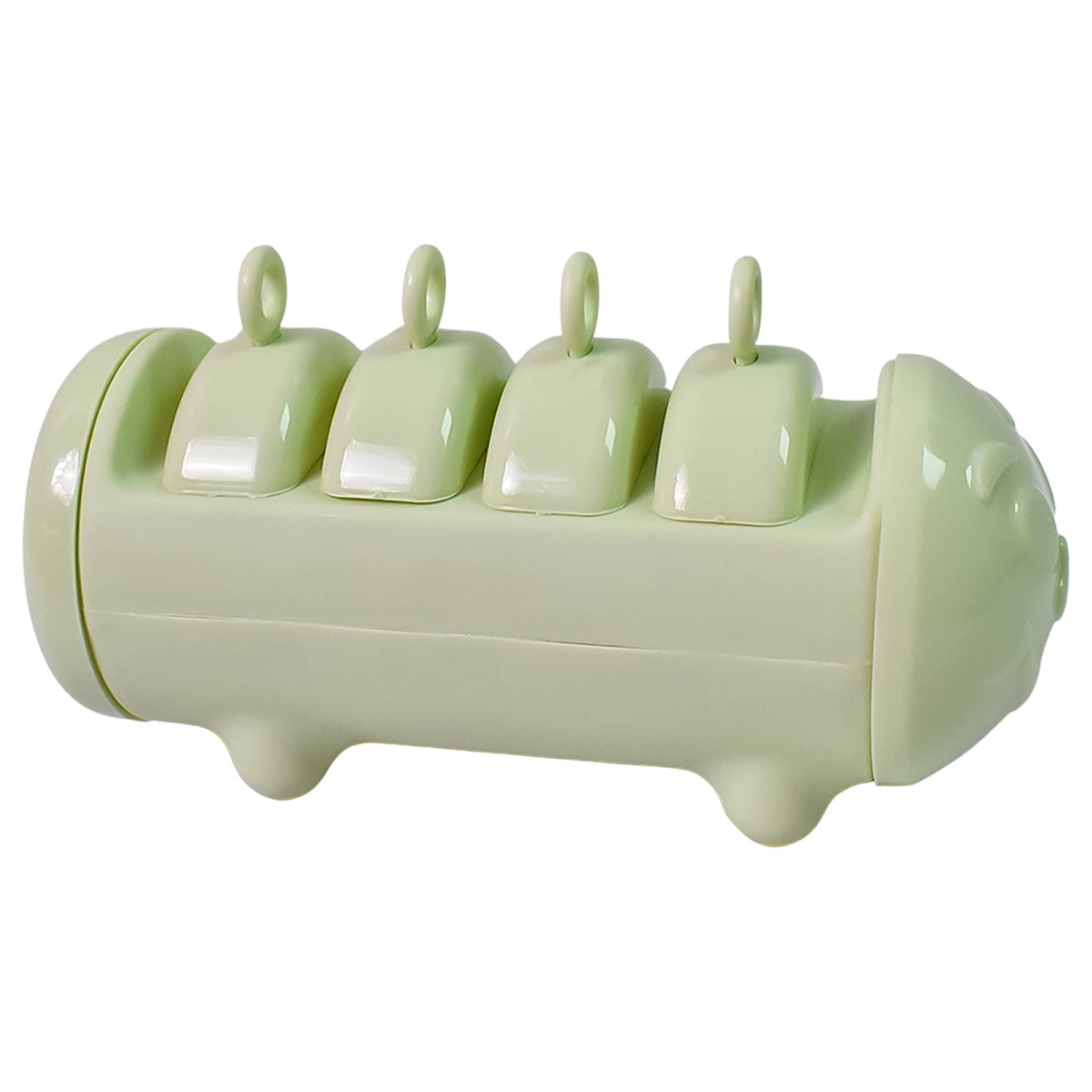 Plastic Ice Candy Maker 4 Compartment Grid Kulfi Candy (1 Pc) Wukusy