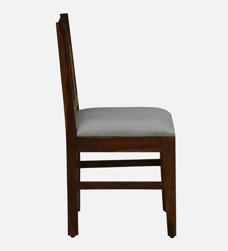 Sheesham Wood 6 Seater Dining Set in Scratch Resistant Provincial Teak Finish - Ouch Cart