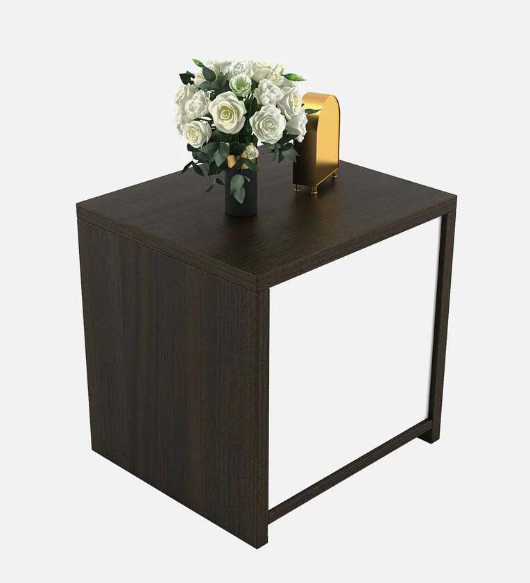 Verona Bedside Table in Fumed Oak Finish with Drawers - Ouch Cart