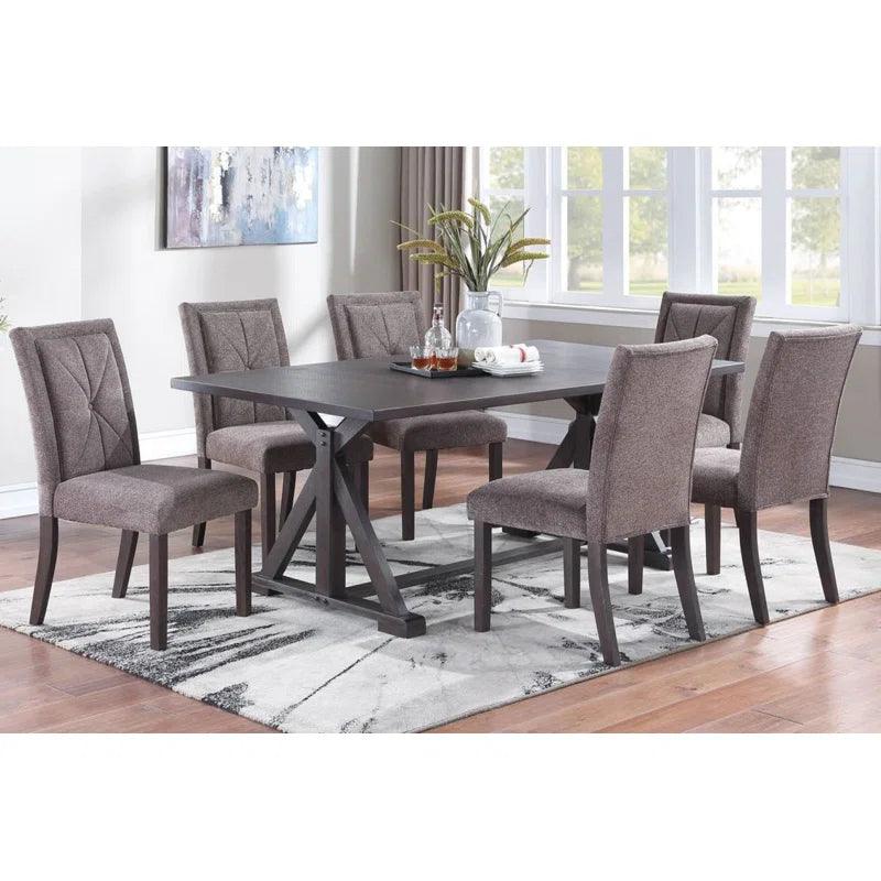 7 - Piece Double Pedestal Dining Set - Ouch Cart