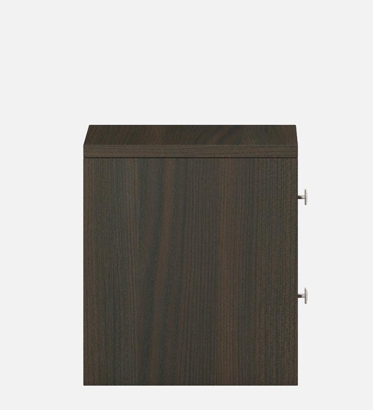 Verona Bedside Table in Fumed Oak Finish with Drawers - Ouch Cart