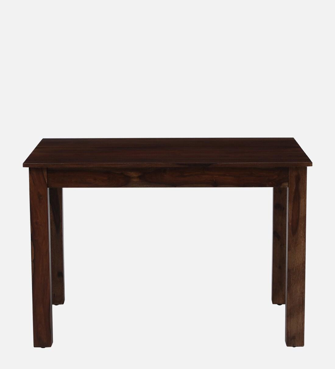 Sheesham Wood 4 Seater Dining Set In Provincial Teak Finish - Ouch Cart