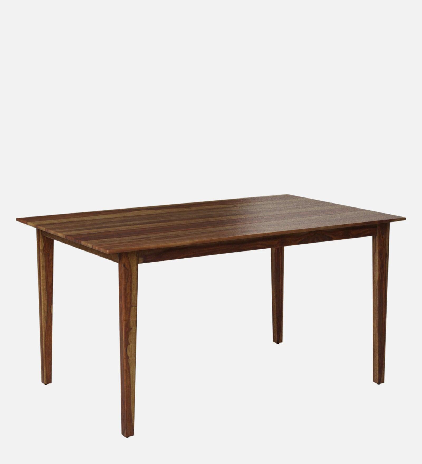 Sheesham Wood 6 Seater Dining Set In Provincial Teak Finish - Ouch Cart