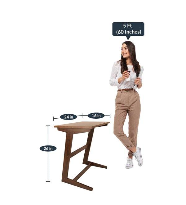 Kaito Table in Walnut Finish - Ouch Cart