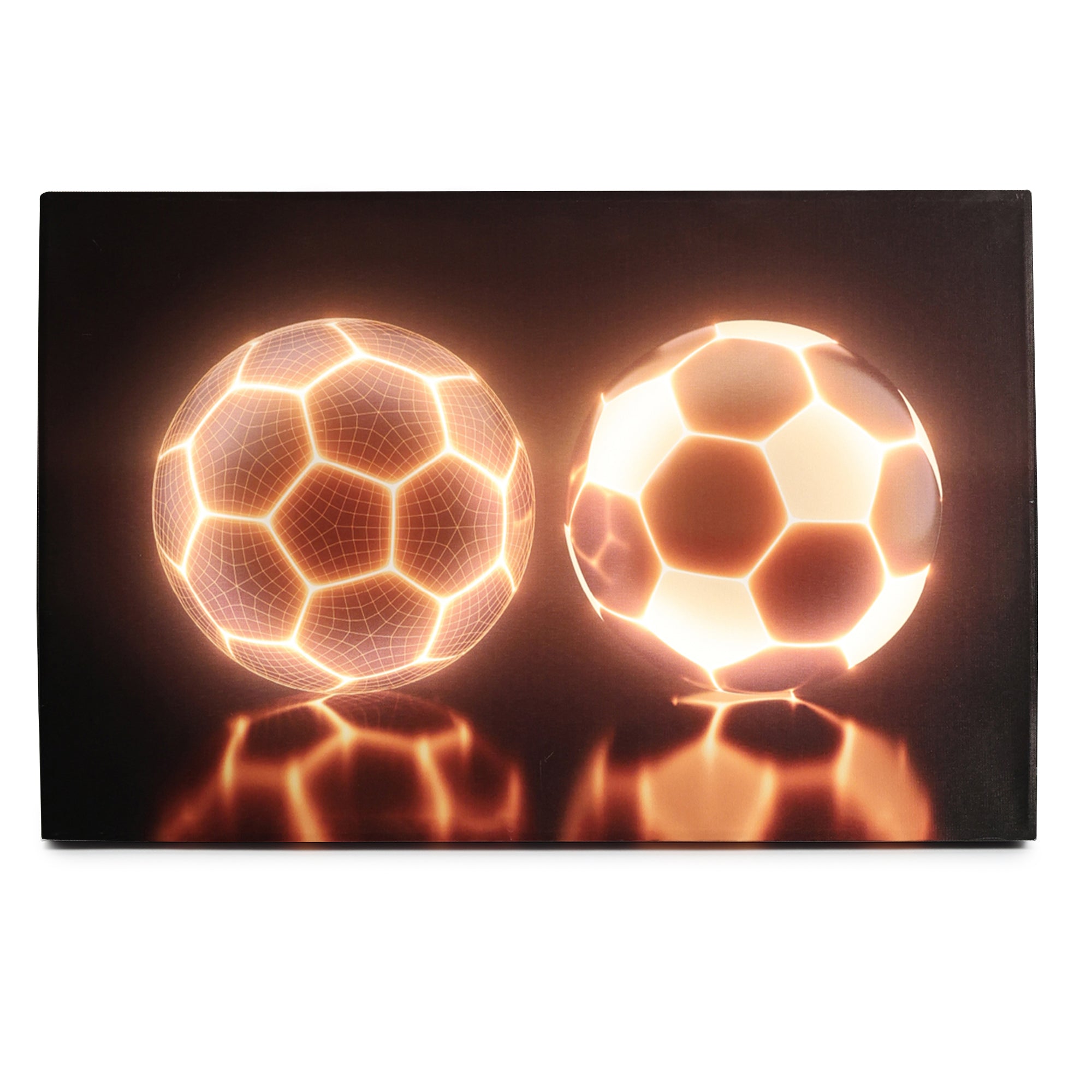 Soccer Ablaze LED Wall Art