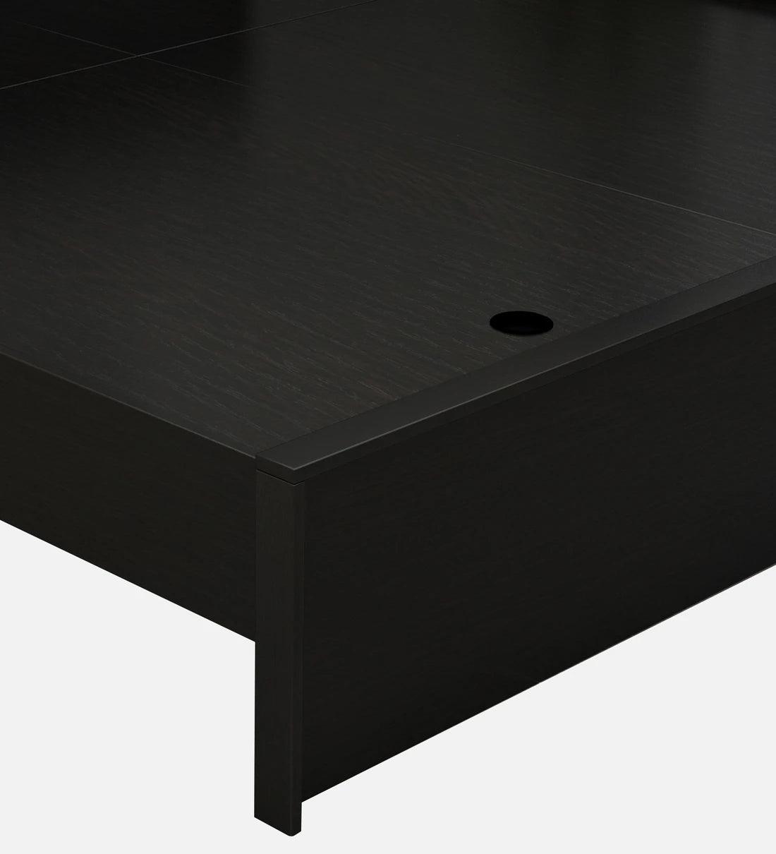 Crom King Size Bed in Wenge Finish - Ouch Cart