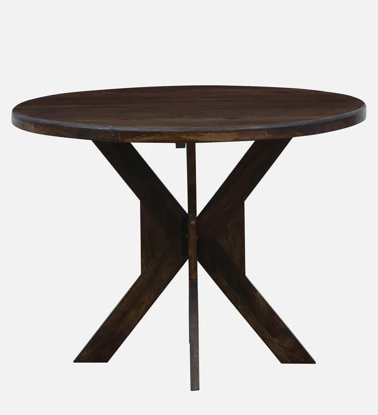 Sheesham Wood 4 Seater Dining Set In Scratch Resistant Provincial Teak Finish - Ouch Cart