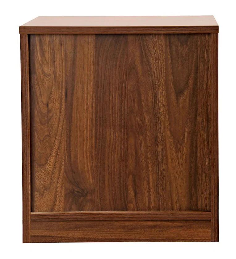 Double Drawer Bedside Chest in Matte Finish - Ouch Cart