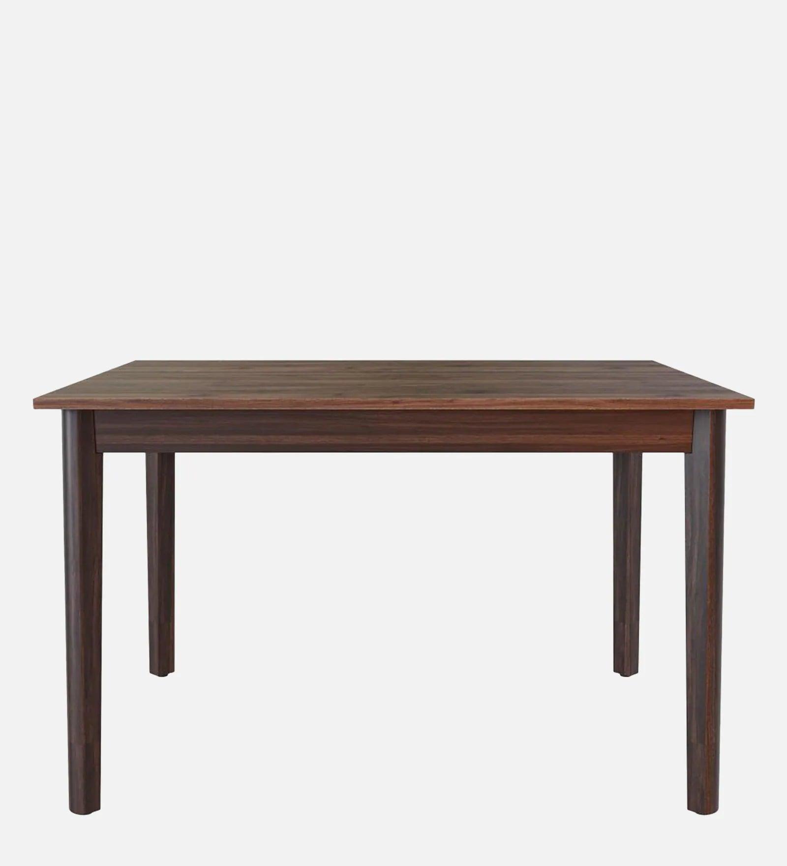 Solid Wood 4 Seater Dining Set In White Ash Finish - Ouch Cart