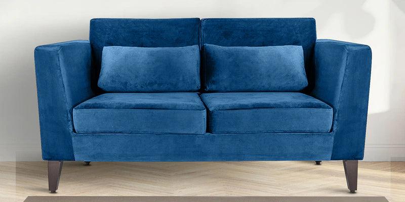 Velvet 2 Seater Sofa in Blue Colour - Ouch Cart