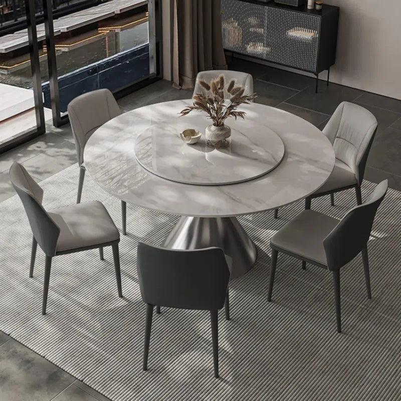 7 - Piece Pedestal Dining Set - Ouch Cart