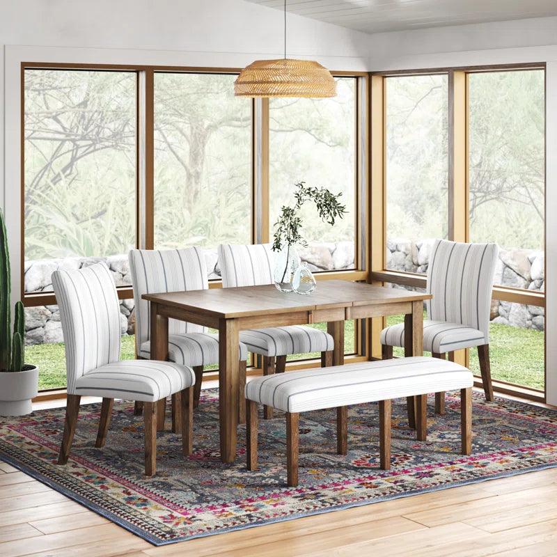 6 - Piece Extendable Dining Set - Ouch Cart