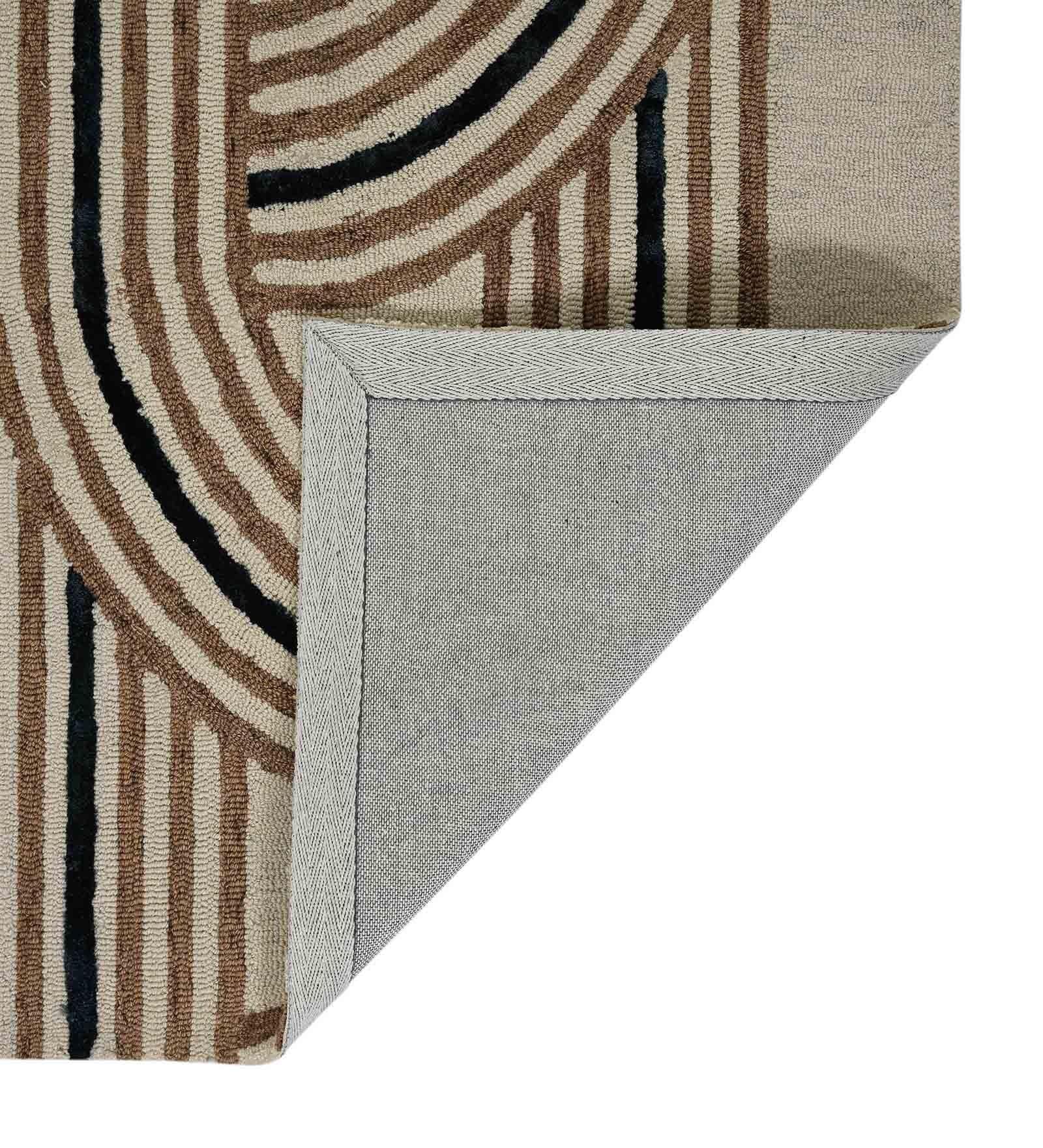 CORAL REEF Wool & Viscose Canyan 4x6 Feet Hand-Tufted Carpet - Rug - Ouch Cart