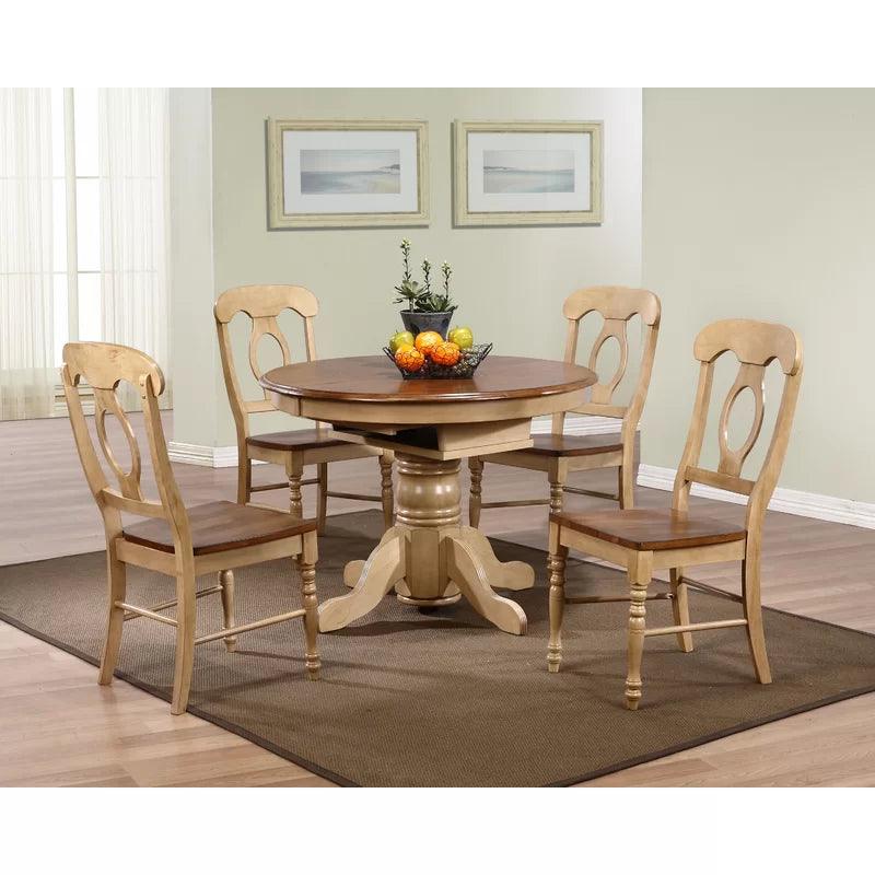 6 - Piece Extendable Pedestal Dining Set - Ouch Cart