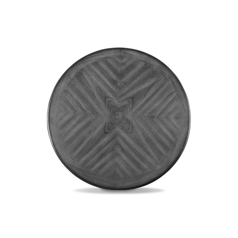 4 - Person Round Solid Wood Dining Set - Ouch Cart