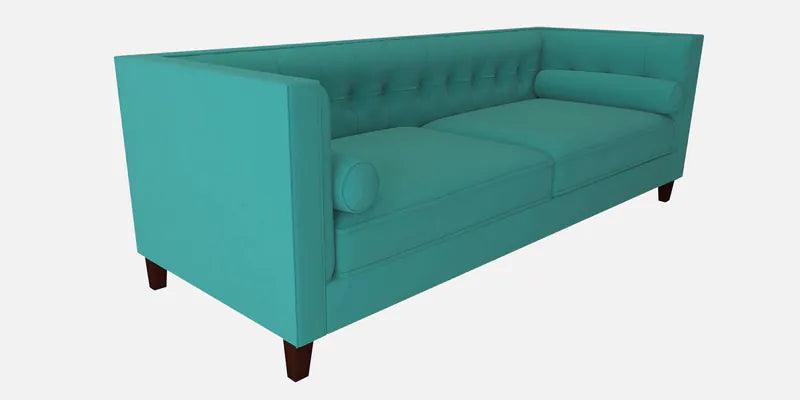 Velvet 3 Seater Sofa In Turqoise - Ouch Cart