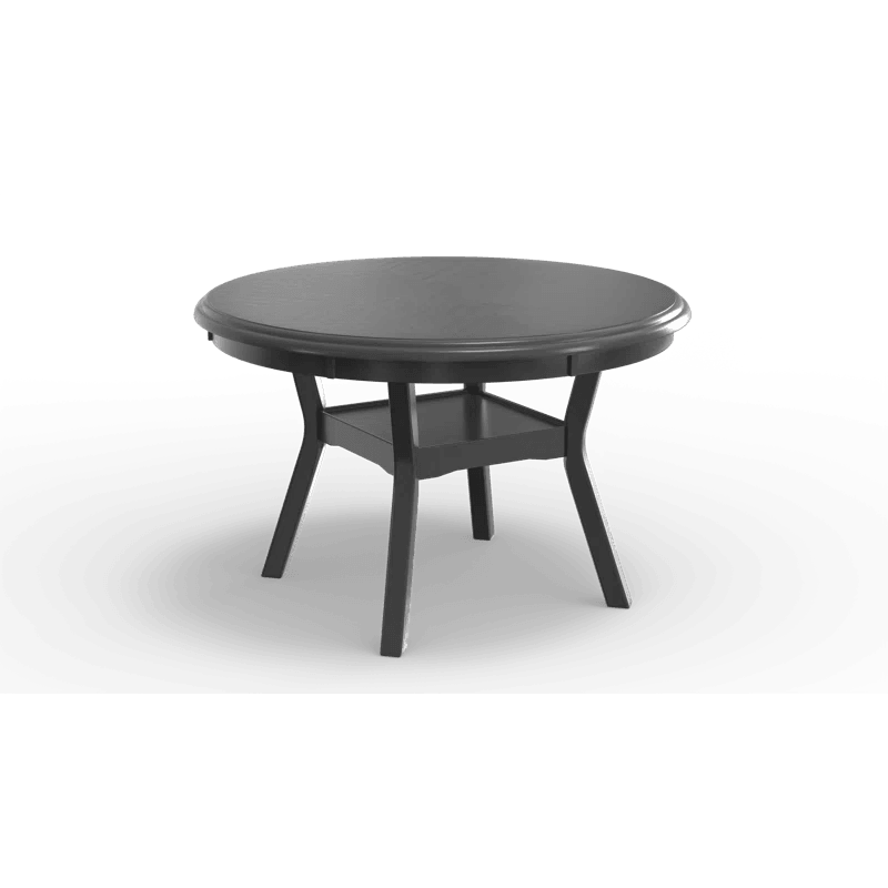 4 - Person Round Solid Wood Dining Set - Ouch Cart