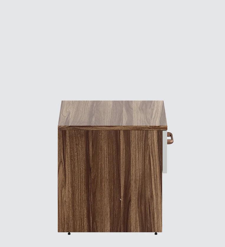 Bedside Table in Matte Finish with Drawer - Ouch Cart