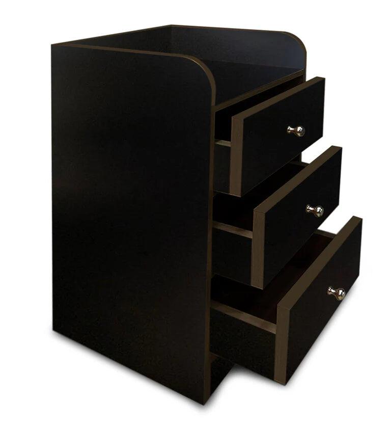 Bedside Table In Wenge Brown Colour - Ouch Cart