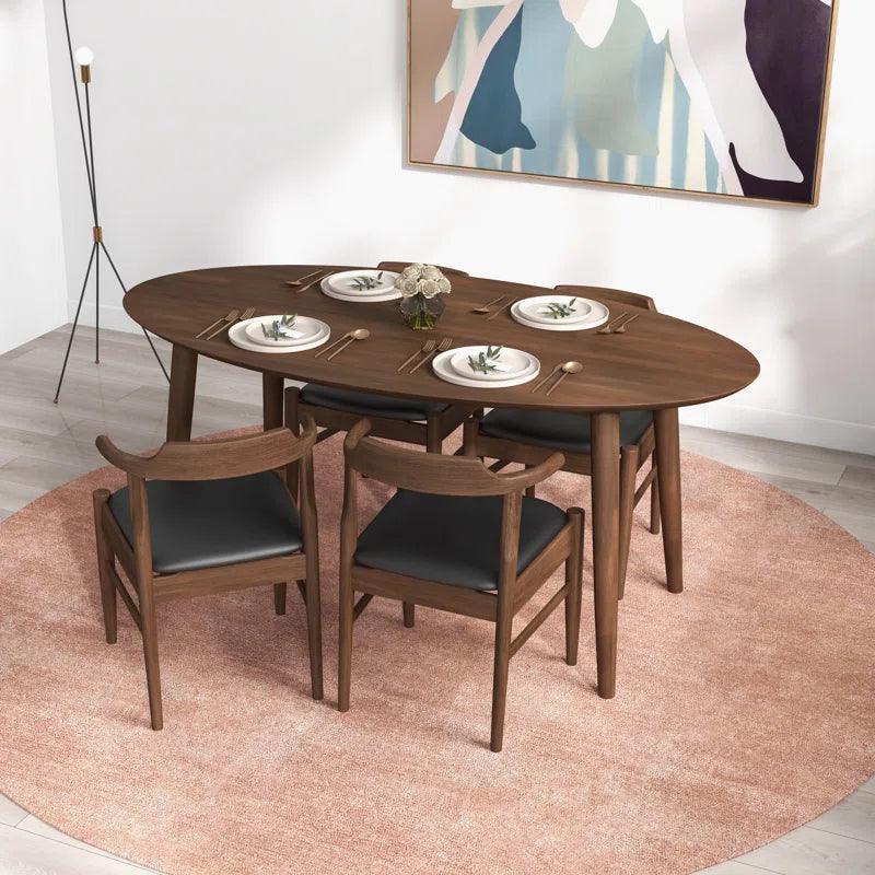 Solid Wood Dining Set - Ouch Cart