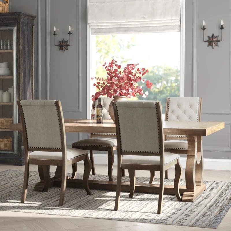 5 - Piece Extendable Trestle Dining Set - Ouch Cart