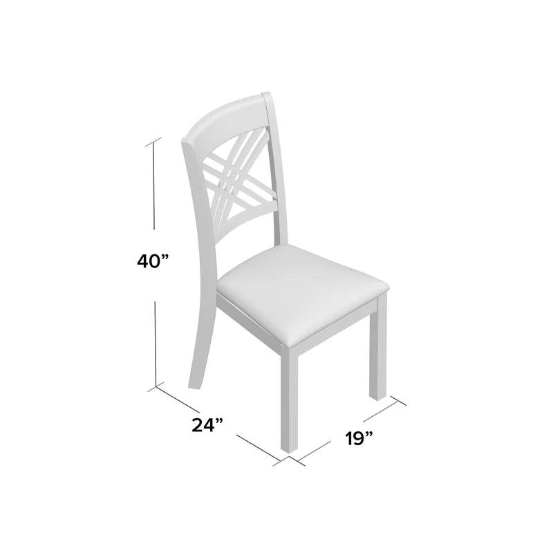 7 - Piece Extendable Rubberwood Double Pedestal Dining Set - Ouch Cart