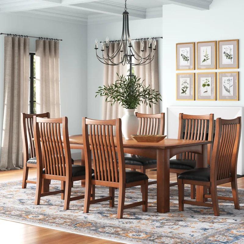 7 - Piece Extendable Dining Set - Ouch Cart