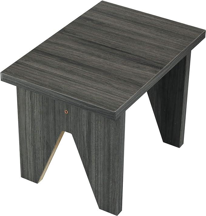 Wooden Step Stool for Kids and Adult 400 to 500lbs Capacity Garden Kitchen Washroom High Beds Footstool with Non Slip Pads - Ouch Cart