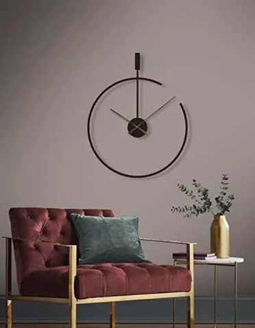 Half Ring Clock N.R.HOMESDECOR