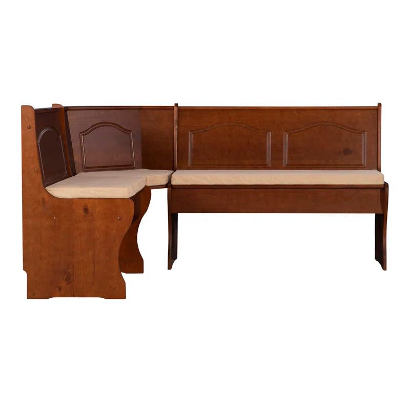 8 - Piece Pine Trestle Dining Set with Cushions - Ouch Cart