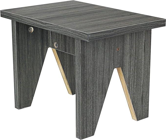 Wooden Step Stool for Kids and Adult 400 to 500lbs Capacity Garden Kitchen Washroom High Beds Footstool with Non Slip Pads - Ouch Cart