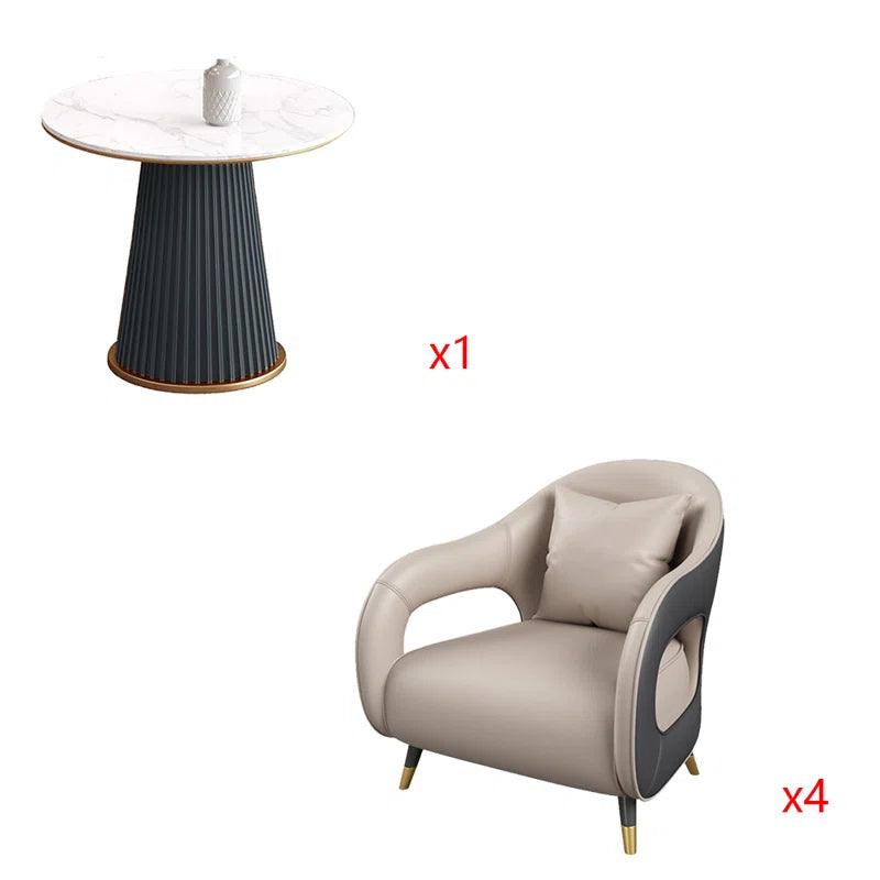 Pedestal Dining Set - Ouch Cart