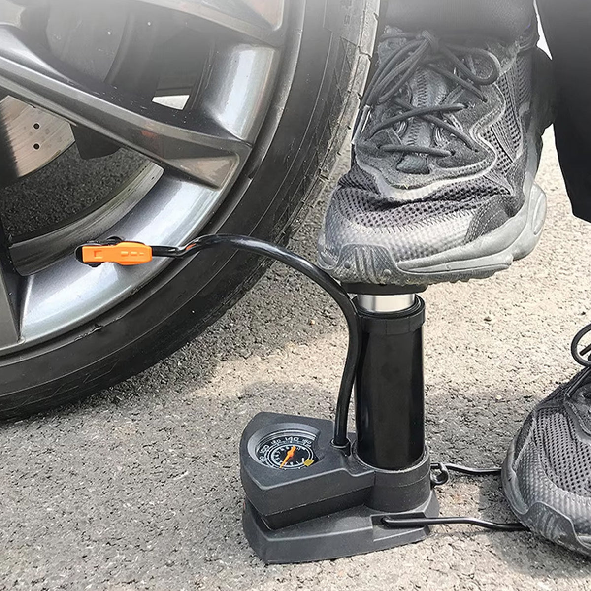 Portable Mini Bike Pump Cycle Pump Foot (1 Pc) Wukusy