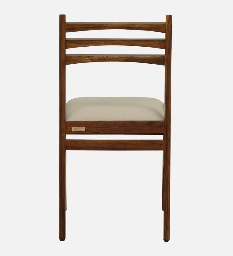 Imported Latin Teak Wood 6 Seater Dining Set In Provincial Teak Finish - Ouch Cart