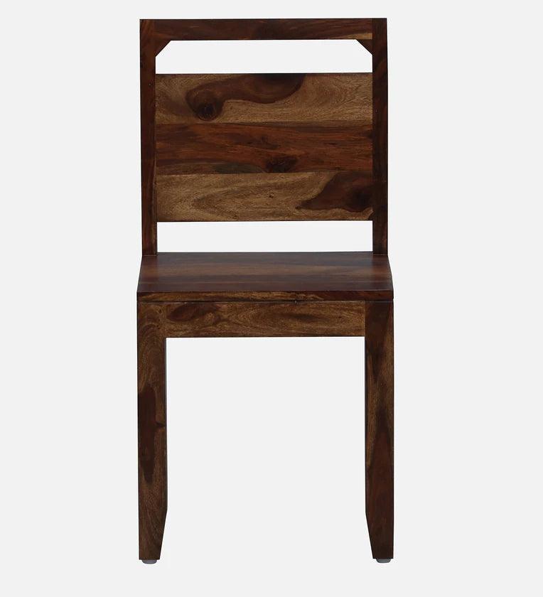 Sheesham Wood 4 Seater Dining Set In Scratch Resistant Provincial Teak Finish - Ouch Cart