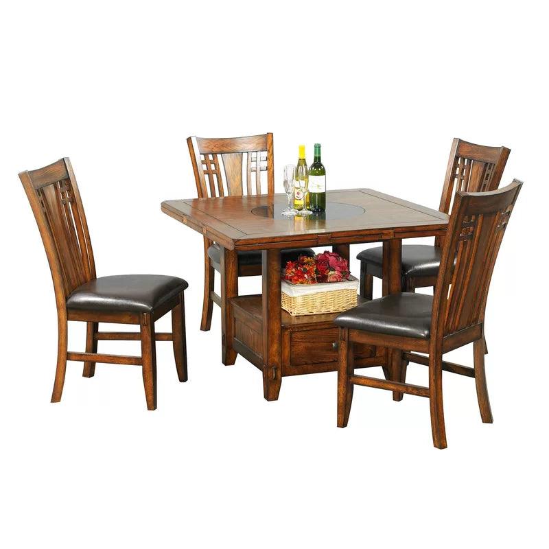 5 - Piece Extendable Dining Set - Ouch Cart