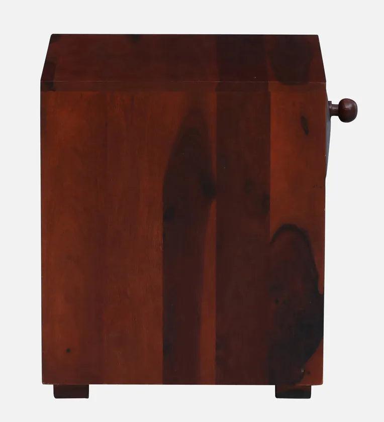 Sheesham Wood Bedside Table in Honey Colour - Ouch Cart