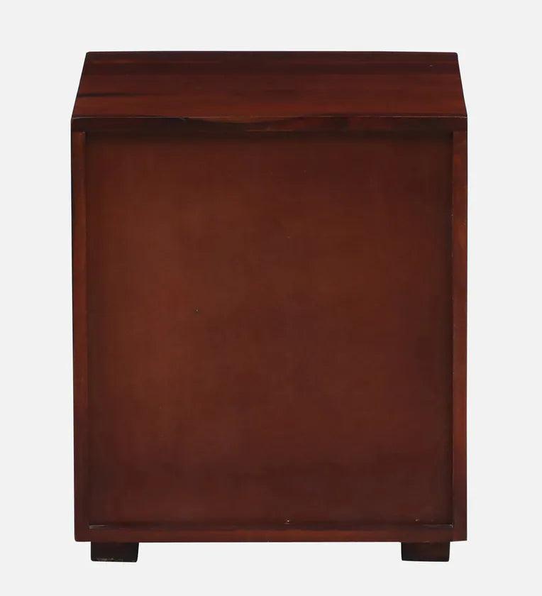 Sheesham Wood Bedside Table in Honey Colour - Ouch Cart