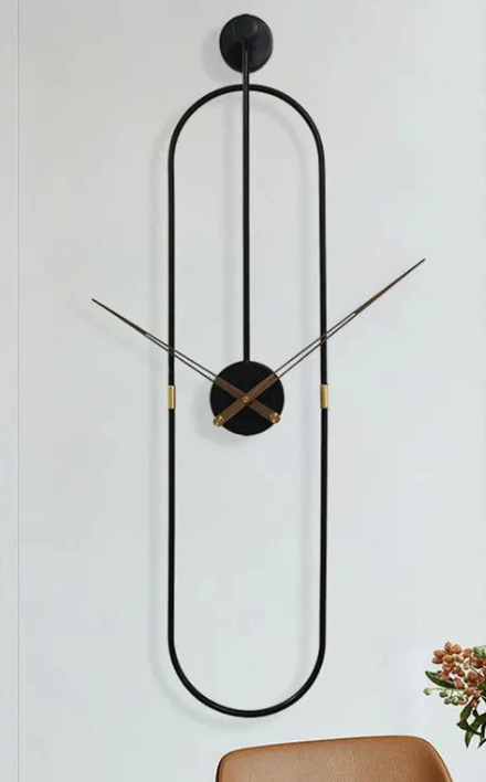 oval large wallclock N.R.HOMESDECOR
