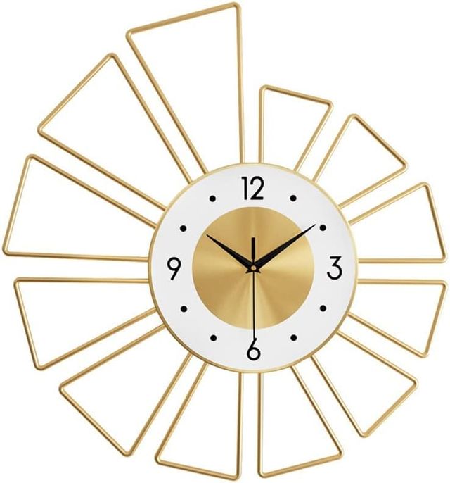 12 Triangle wallclock N.R.HOMESDECOR