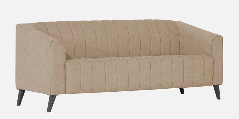 Fabric 3 Seater Sofa in Beige Colour - Ouch Cart