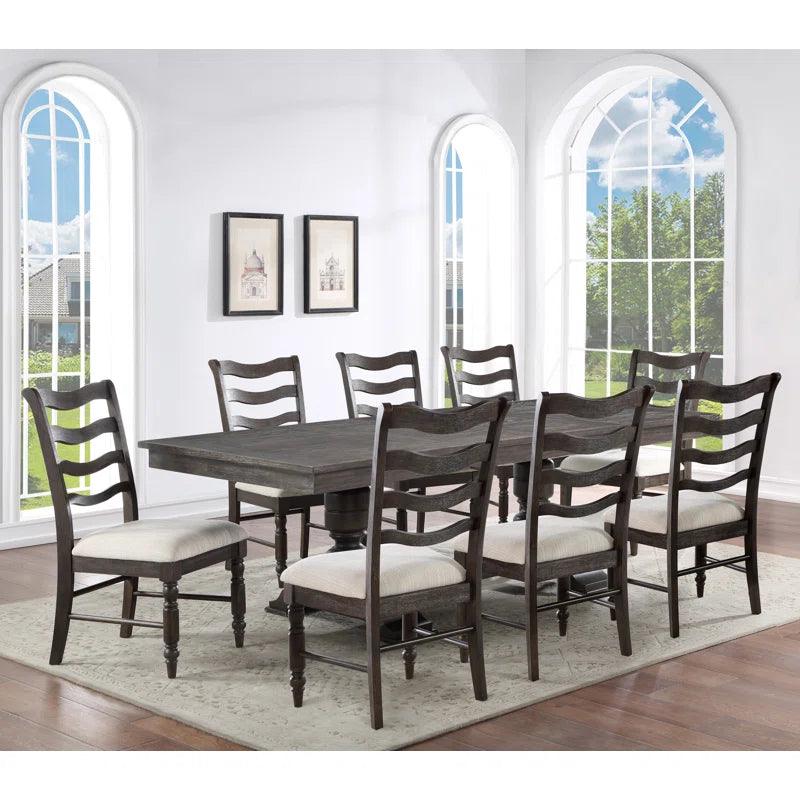 9 - Piece Double Pedestal Dining Set