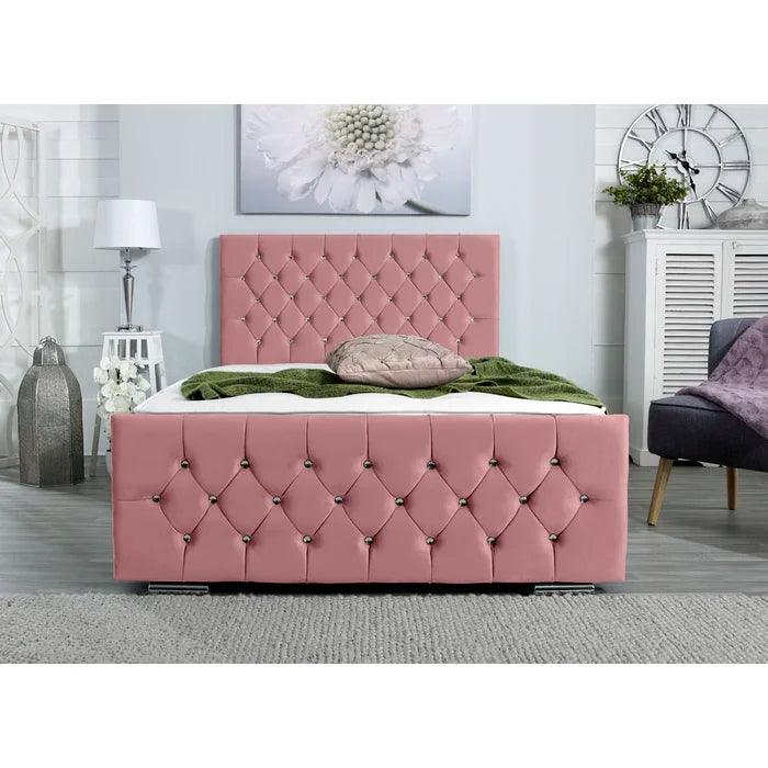 Chesser Upholstered Bed Frame - Ouch Cart