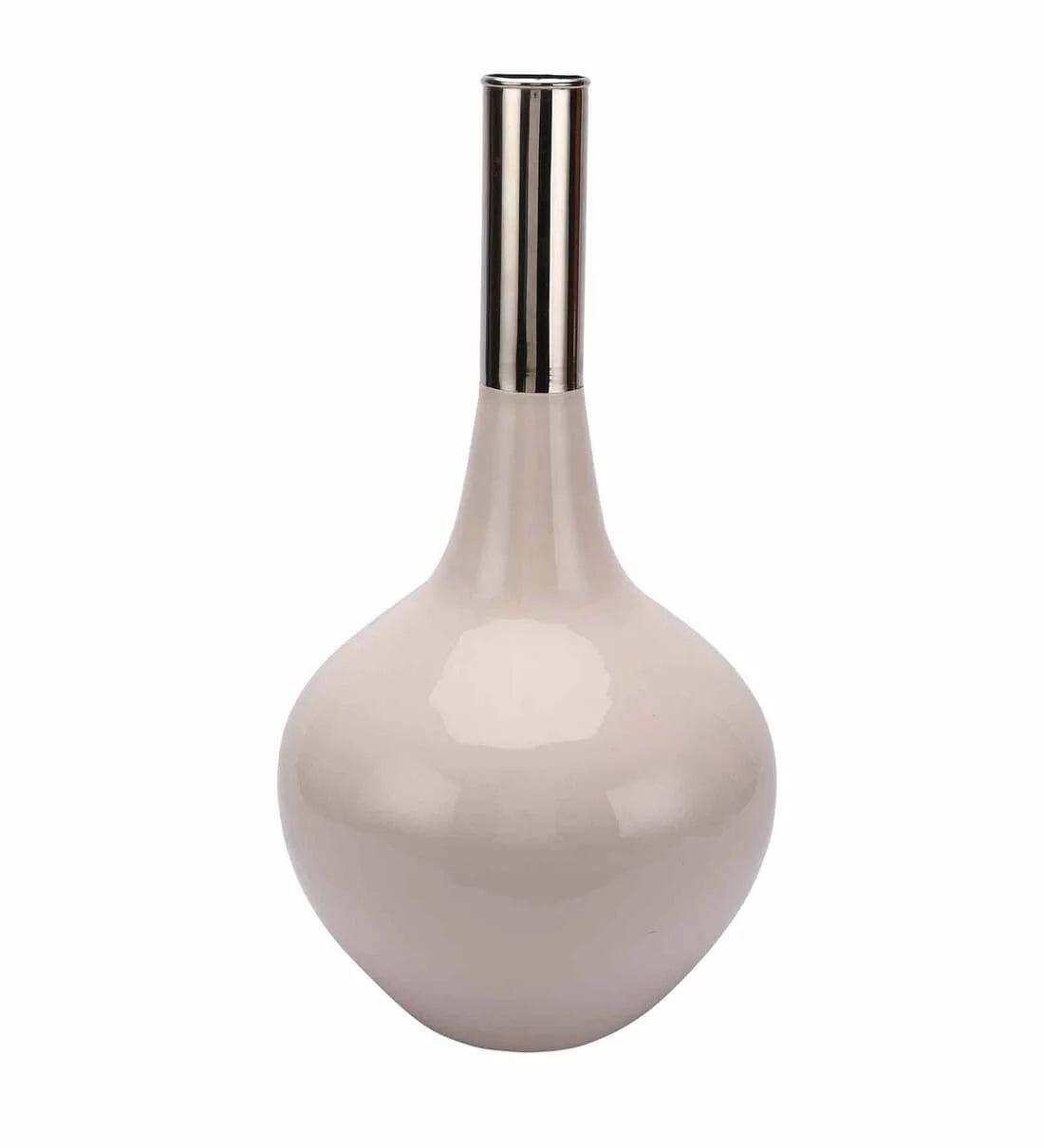 Stout Diedra Fawn Brass Floor Vase, - Ouch Cart