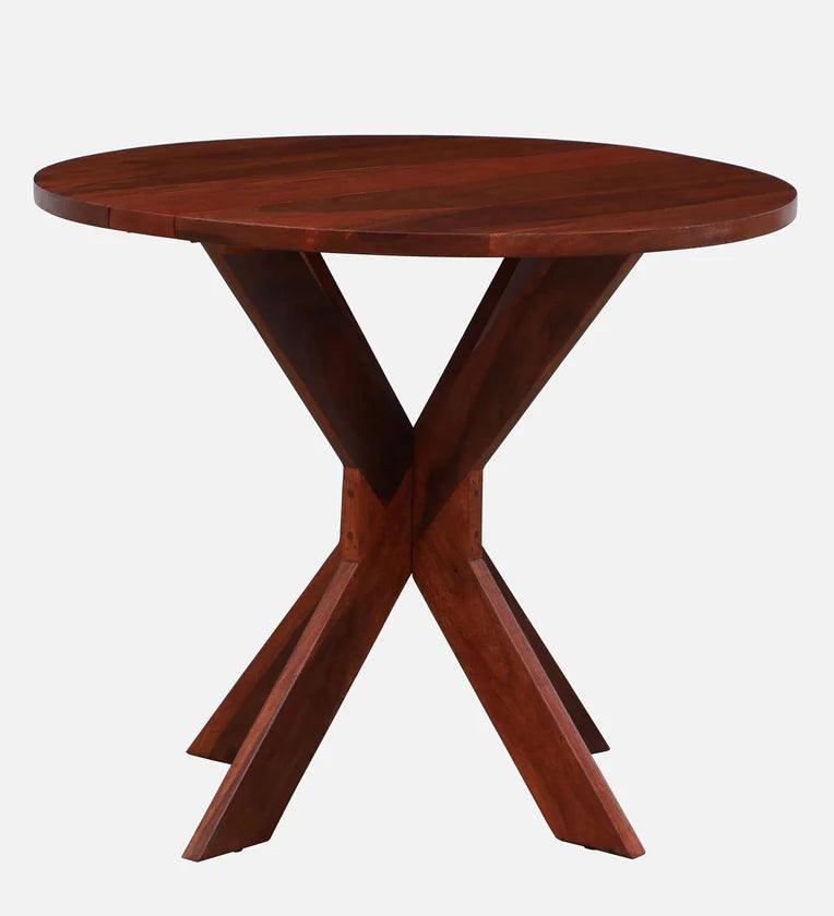 Sheesham Wood 4 Seater Dining Set In Honey Oak Finish - Ouch Cart